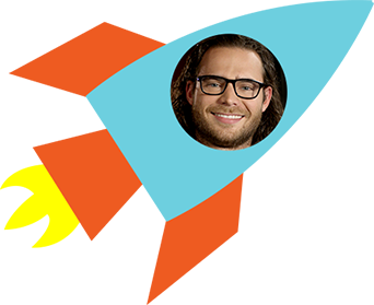 Brandon C in a rocket